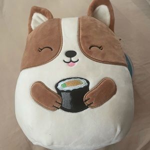 Regina with sushi squishmallow